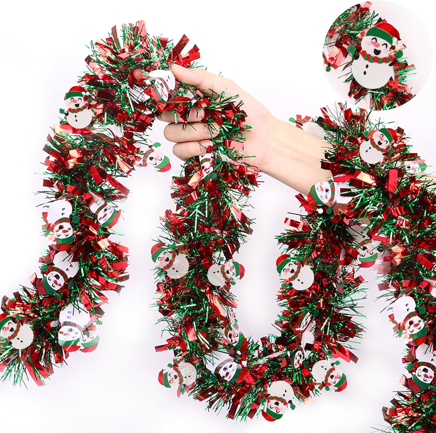 พวงมาลัยตกแต่งคริสต์มาสแบบเมทั - Tinsel Garland Decoration บทวิจารณ์และราคา