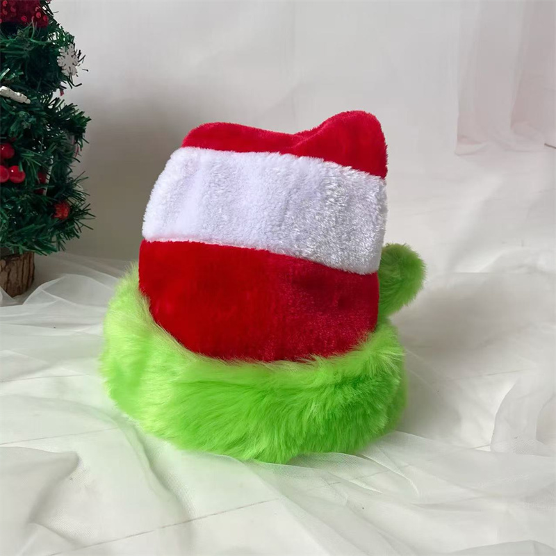 หมวกซานตาคลอสแบบต่อชิ้น หมวกผ้ - Santa Hat Plush บทวิจารณ์และราคา