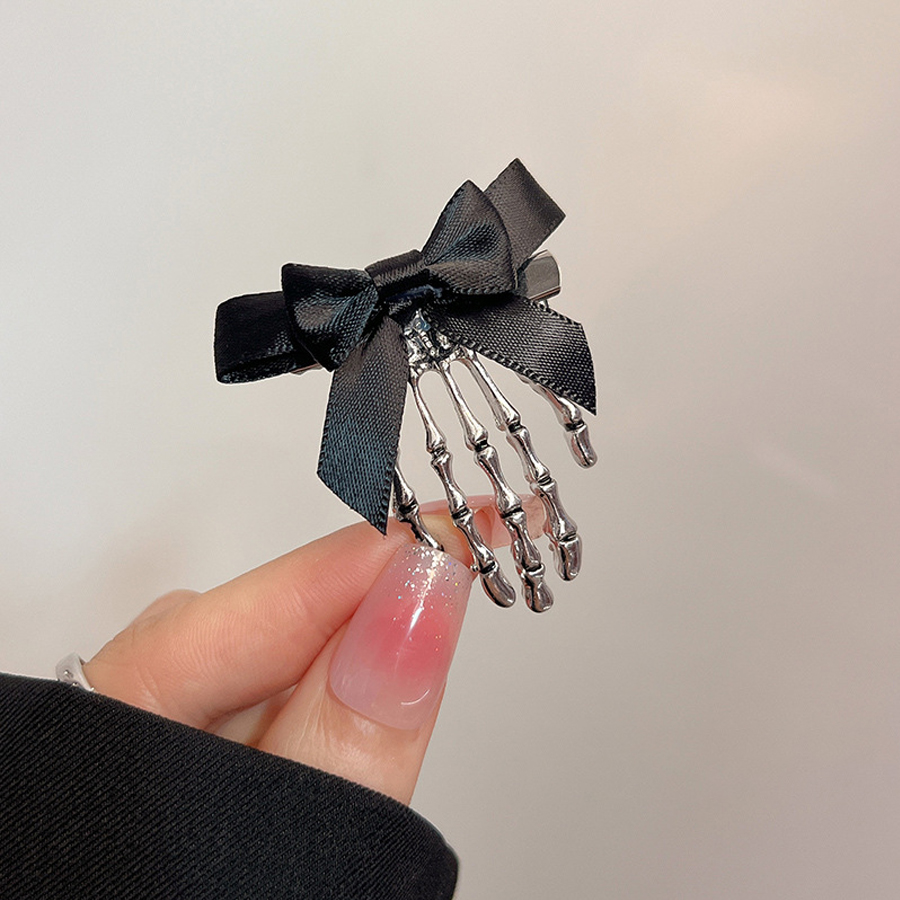 กิ๊บติดผมรูปมือโครงกระดูกสไตล์ - Ribbon Bow Gift บทวิจารณ์และราคา