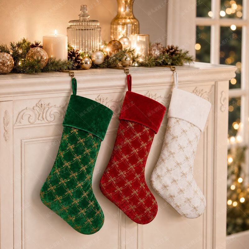 ของตกแต่งถุงเท้าคริสต์มาสแบบให - Christmas Stocking Hanging บทวิจารณ์และราคา