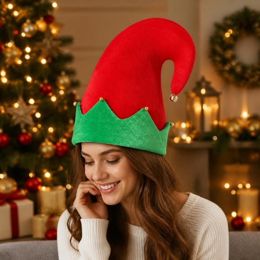 หมวกคริสต์มาสผ้ากำมะหยี่นุ่มสร - Santa Hat Plush บทวิจารณ์และราคา
